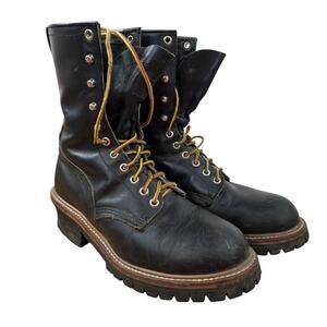 Red Wing Shoes Mens #699 LoggerMax Soft Toe Logger Leather Work Boots Size 8.5